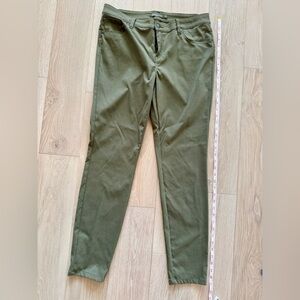 prAna Briann Olive skinny pants.